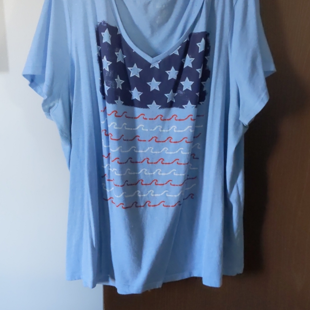 Baby blue shirt